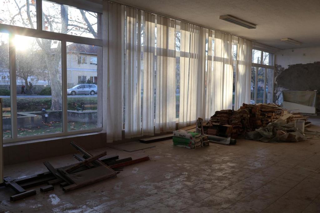 Közfalak áthelyezése a felújítás során